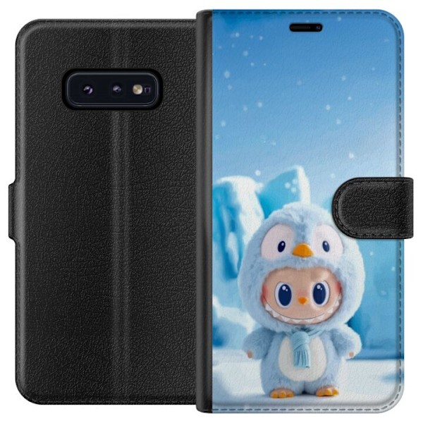 Samsung Galaxy S10e Tegnebogsetui sort ridder fortnite