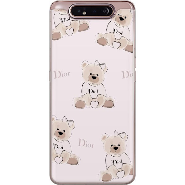 Samsung Galaxy A80 Läpinäkyvä kuori Teddy Dior Vibes - ylel