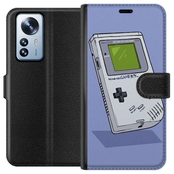 Xiaomi 12 Pro Plånboksfodral Game Boy Lila