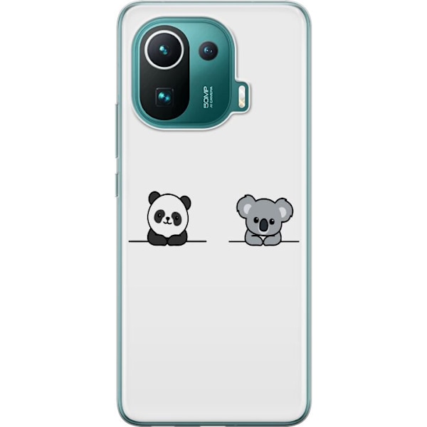 Xiaomi Mi 11 Pro Gennemsigtig cover Panda Koala