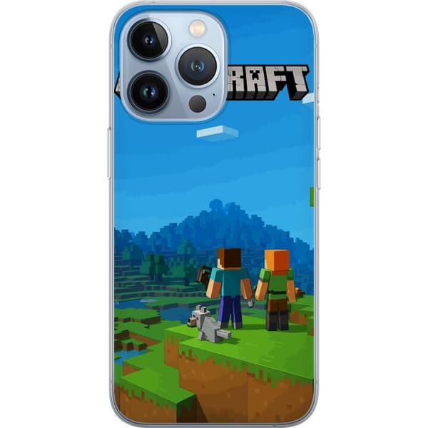 Kompatibelt Mobildeksel til Apple iPhone 13 Pro Minecraft Key Art