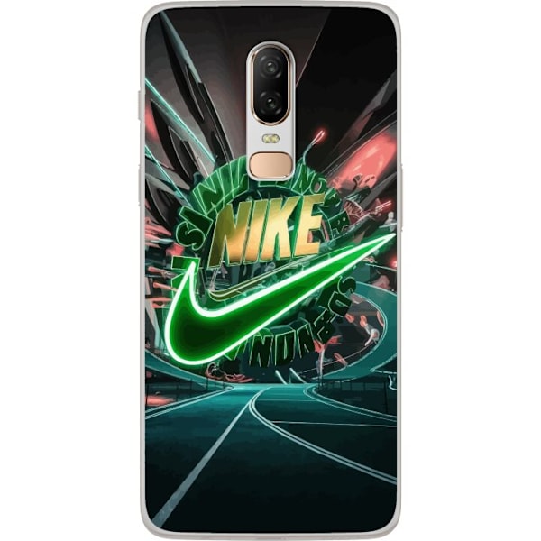 OnePlus 6 Gjennomsiktig deksel Nike