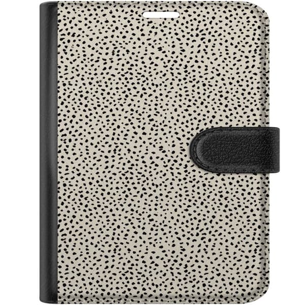 Kompatibelt Lommeboketui til Apple iPhone Duo Beige minileopard beige