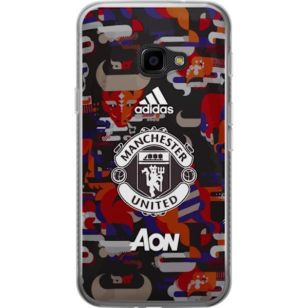 Samsung Galaxy Xcover 4 Genomskinligt Skal Manchester United