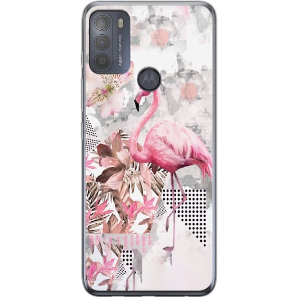 Motorola Moto G50 Skal / Mobilskal - Flamingo