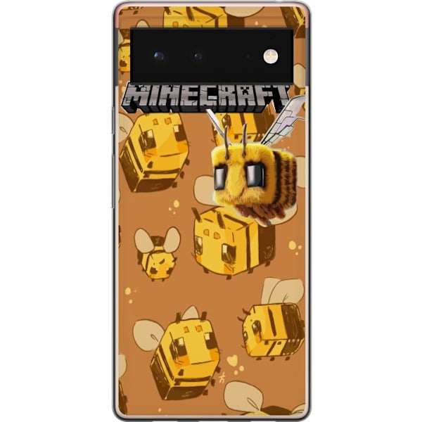 Google Pixel 6 Gjennomsiktig deksel Minecraft Bi