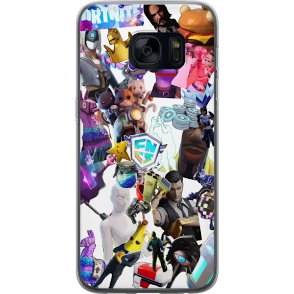 Samsung Galaxy S7 Gennemsigtig cover Fortnite