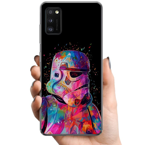 Samsung Galaxy A41 TPU Matkapuhelimen kuori Tähtien Sota Stro
