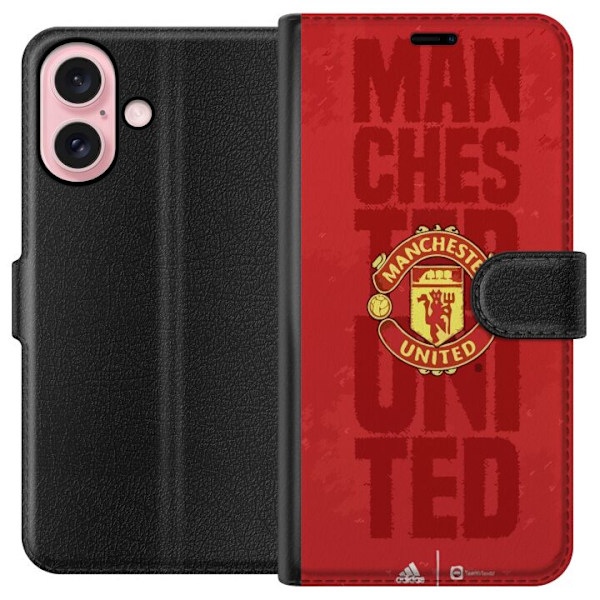 Apple iPhone 16 Lommeboketui Manchester United