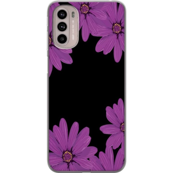 Motorola Moto G41 Gennemsigtig cover Blomsterarrangement