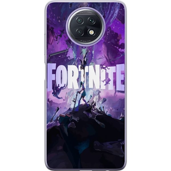 Xiaomi Redmi Note 9T Gennemsigtig cover Fortnite