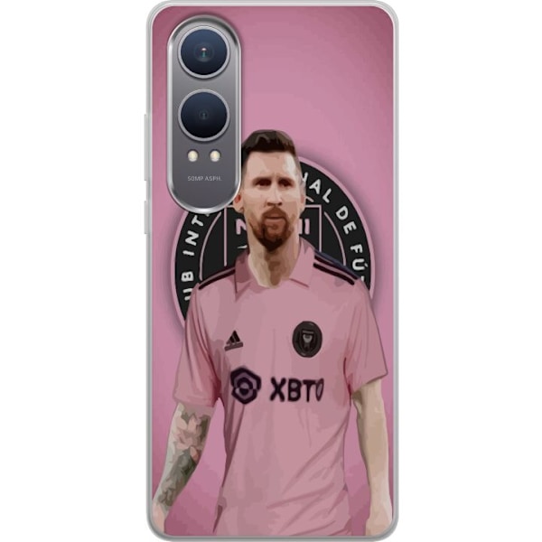 OnePlus Nord CE4 Lite Läpinäkyvä kuori Lionel Messi