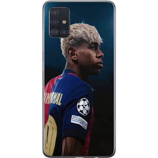 Samsung Galaxy A51 Gennemsigtig cover Lamine Yamal - Barcelona