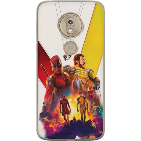 Motorola Moto G7 Play Gennemsigtig cover Wolverine Deadpool