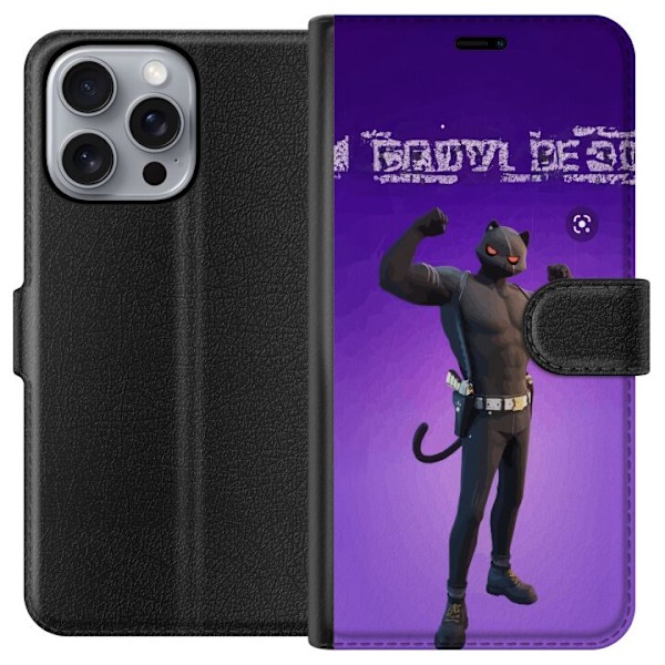 Apple iPhone 16 Pro Max Lommeboketui Fortnite - Meowscles