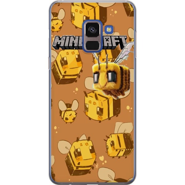Samsung Galaxy A8 (2018) Genomskinligt Skal Minecraft Bi