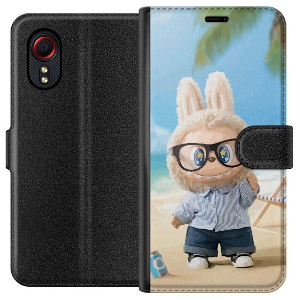 Samsung Galaxy Xcover 5 Lompakkokotelo Labubu Tummat Unelmat