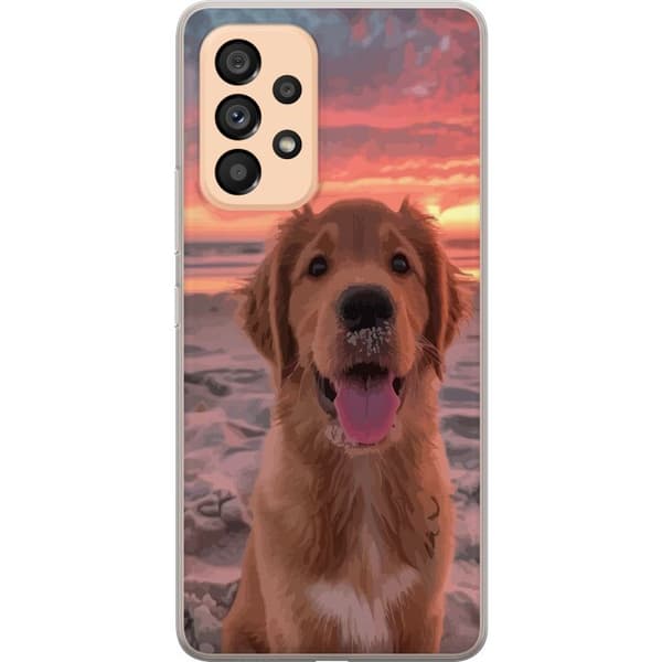 Kompatibelt Mobildeksel til Samsung Galaxy A53 5G Hund