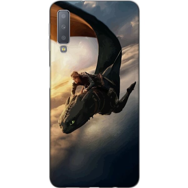 Samsung Galaxy A7 (2018) Gennemsigtig cover Drage Træner