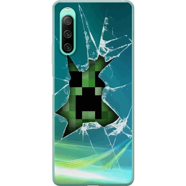 Kompatibelt Mobildeksel til Sony Xperia 10 IV MineCraft
