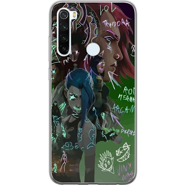 Xiaomi Redmi Note 8 Läpinäkyvä kuori League of Legends