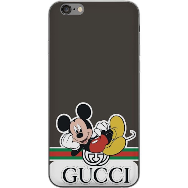 Apple iPhone 6s Plus Gennemsigtig cover Gucci Musse Pig