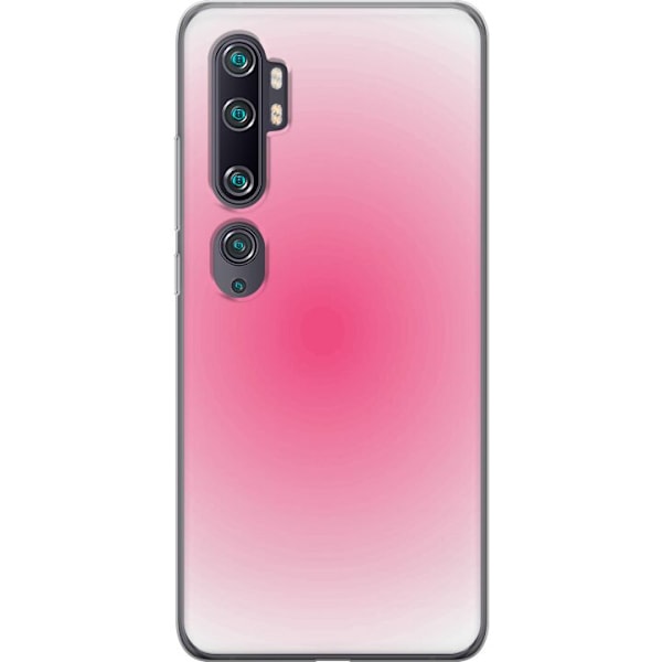 Xiaomi Mi Note 10 Gennemsigtig cover Rosa Sky