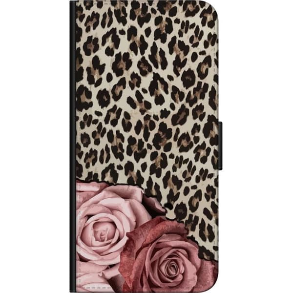 Kompatibel Tegnebogsetui til OnePlus 9 Pro Leopard Rosen