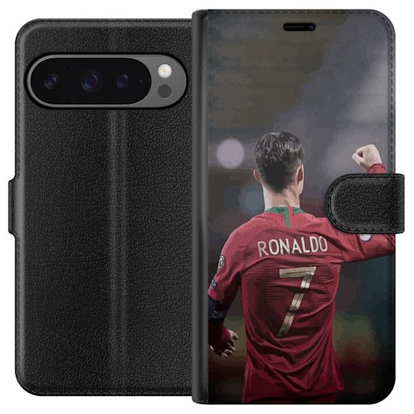 Google Pixel 9 Pro XL Lompakkokotelo Cristiano Ronaldo