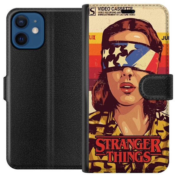 Apple iPhone 12 mini Plånboksfodral Stranger Things VHS