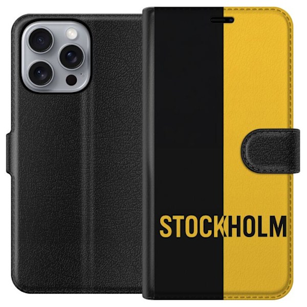 Apple iPhone 16 Pro Max Tegnebogsetui Stockholm – fodbold