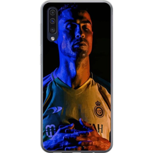 Samsung Galaxy A50 Genomskinligt Skal Cristiano Ronaldo
