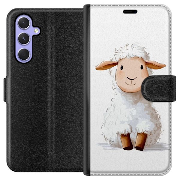 Samsung Galaxy A54 Lompakkokotelo Suloinen Lammas - lasten ja