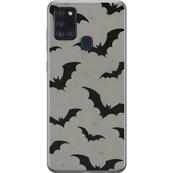 Samsung Galaxy A21s Läpinäkyvä kuori Flutterprint
