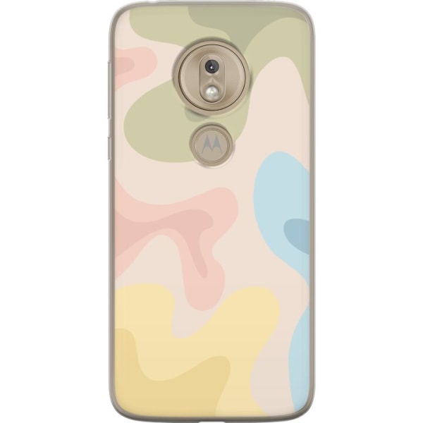 Motorola Moto G7 Play Gennemsigtig cover Farveskala