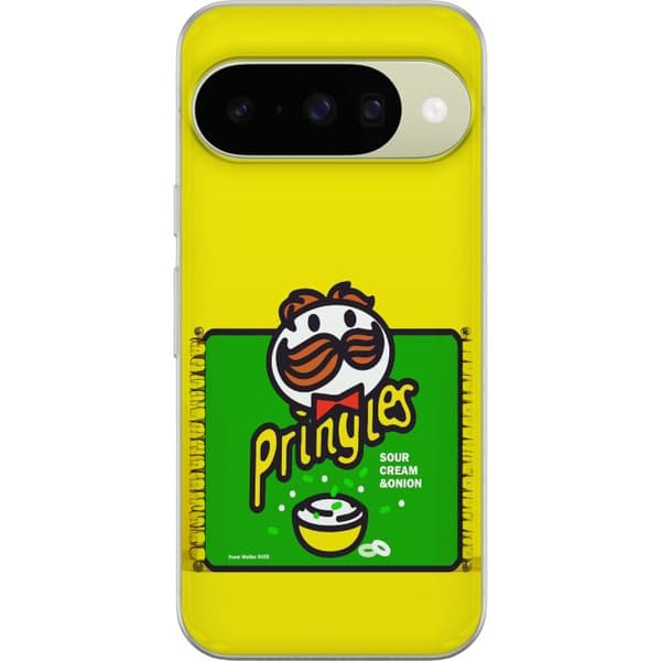 Kompatibelt Mobildeksel til Google Pixel 11 Pringles gul