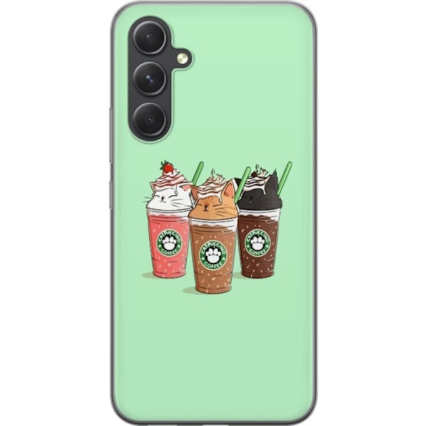 Samsung Galaxy A55 Gennemsigtig cover Catpuccino