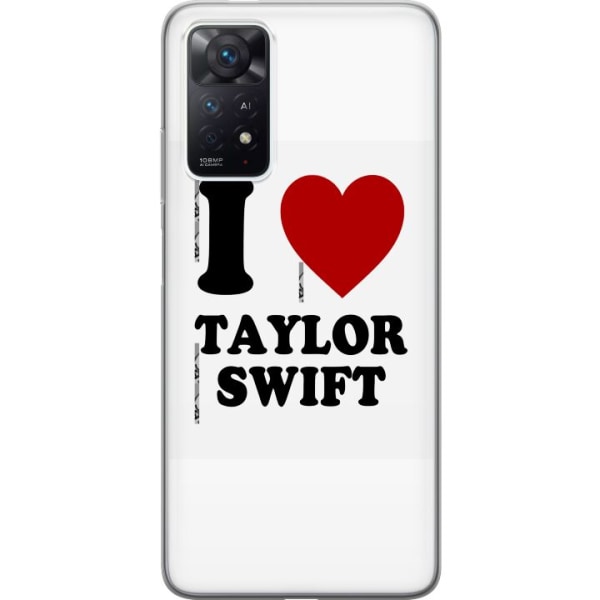 Xiaomi Redmi Note 11 Pro Gjennomsiktig deksel Taylor Swift