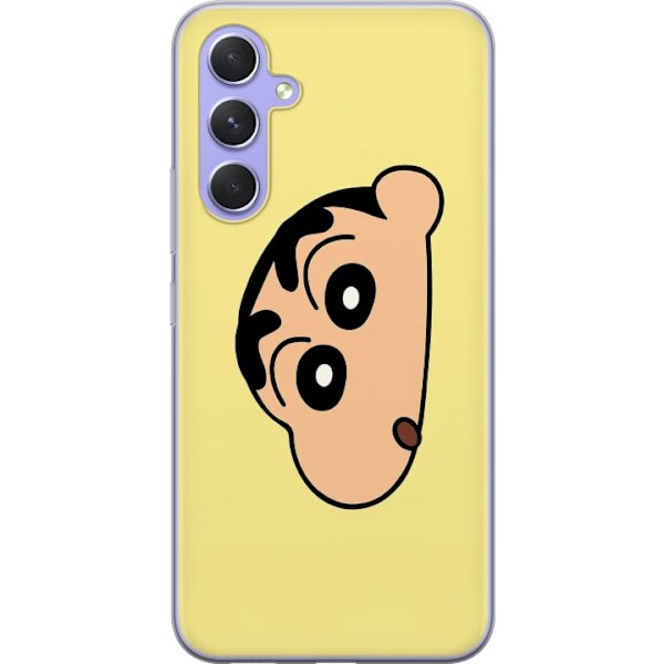 Samsung Galaxy A54 Läpinäkyvä kuori Peeking Shinchan