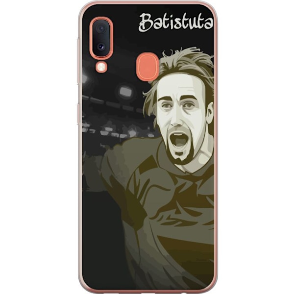 Samsung Galaxy A20e Gennemsigtig cover Gabriel Batistuta