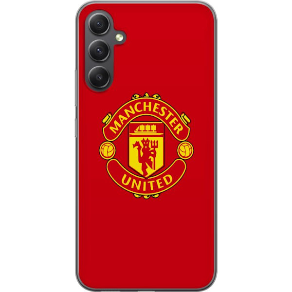 Samsung Galaxy A16 5G Genomskinligt Skal Manchester United