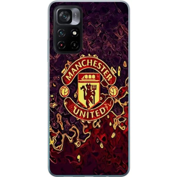 Xiaomi Poco M4 Pro 5G Gjennomsiktig deksel Manchester United