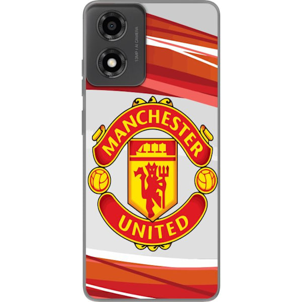 Motorola Moto E14 Gjennomsiktig deksel Manchester United F.C.