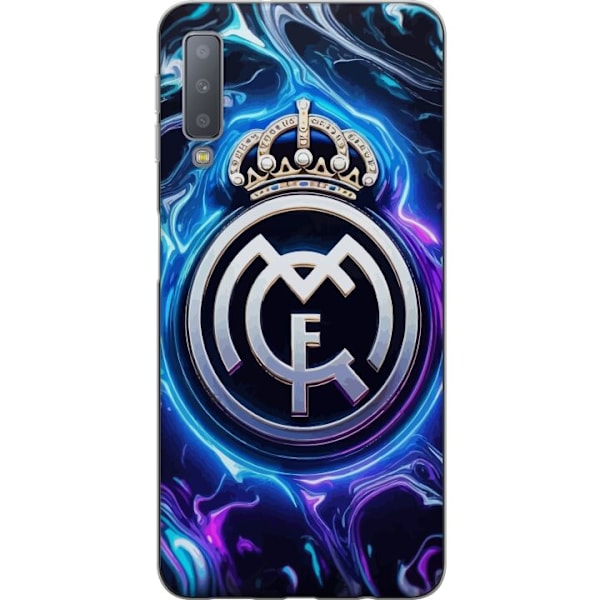 Samsung Galaxy A7 (2018) Gennemsigtig cover Real Madrid