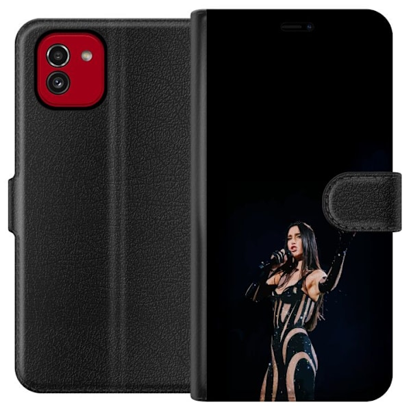 Samsung Galaxy A03 Tegnebogsetui Dua Lipa – Pop Star Aesthetic