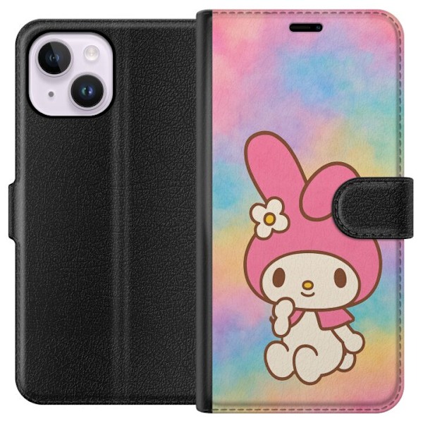 Apple iPhone 14 Plus Plånboksfodral Kawaii Sanrio My Melody
