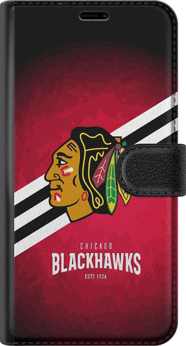 Kompatibel Tegnebogsetui til Samsung Galaxy A52s 5G Chicago Blackhawks (NHL)