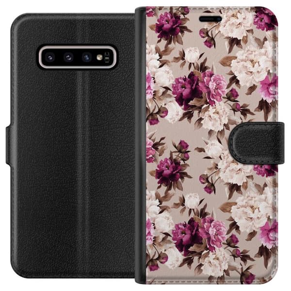 Kompatibelt Lommeboketui til Samsung Galaxy S10+ efflorerescerende