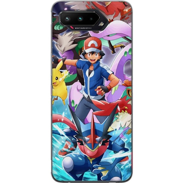 Asus ROG Phone 5 Läpinäkyvä kuori Pokemon