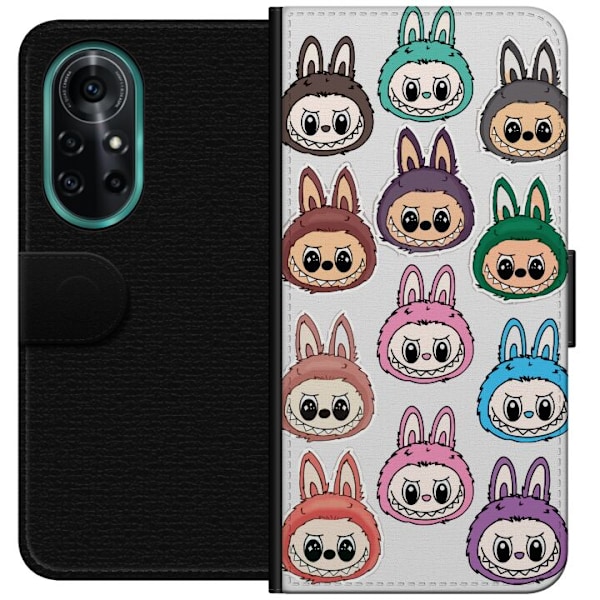 Huawei nova 8 Pro Lompakkokotelo Labubu Macaron Monster - Söp
